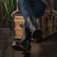 Engineer Boots (Raven Black) Goodyear Welted