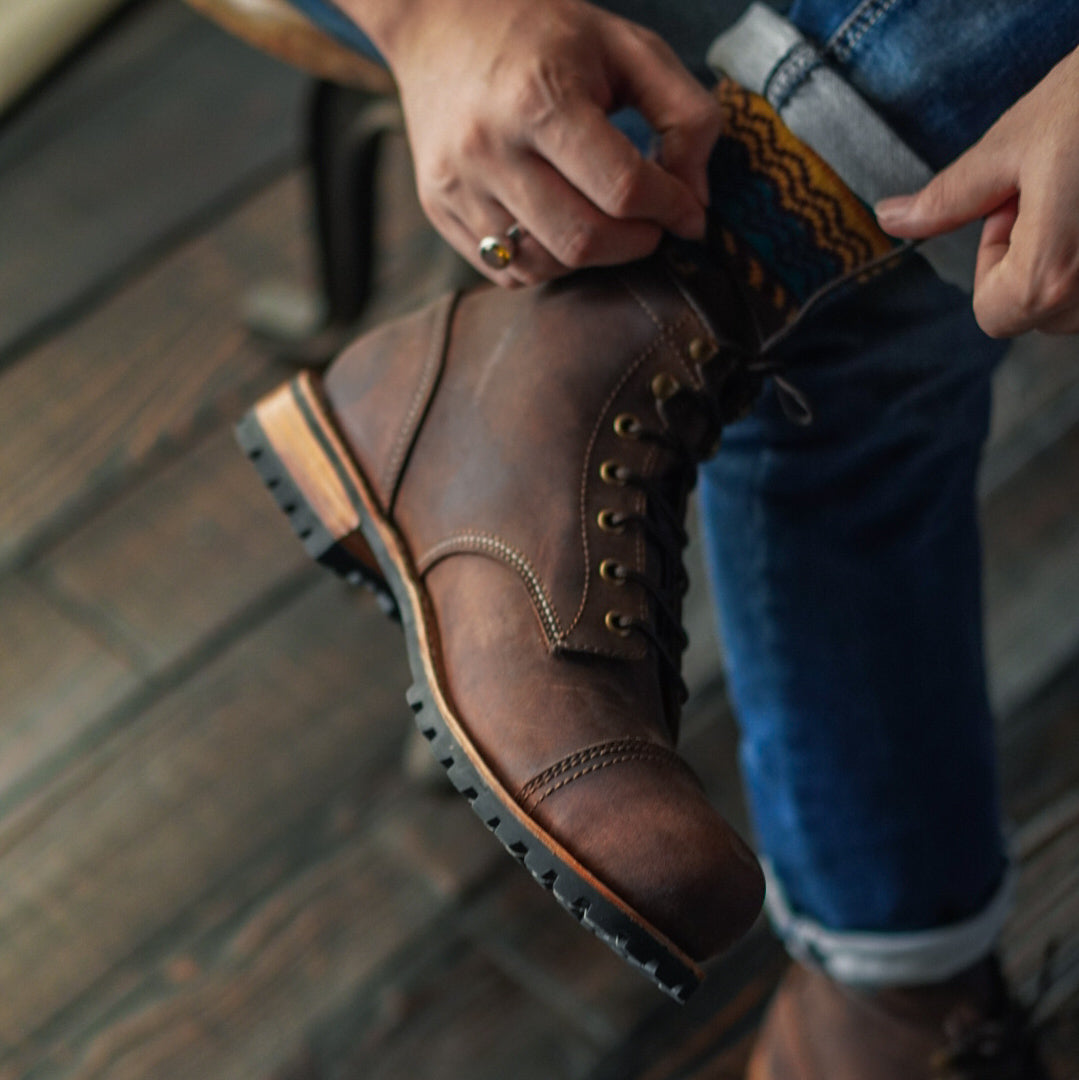 Ranger Boots 6" (Vintage Brown) Goodyear Welted