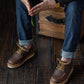 Moc-Toe Shoes (Vintage Brown) Goodyear Welted