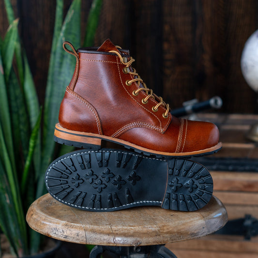 Women Ranger Boots (Saddle Tan) Goodyear Welted