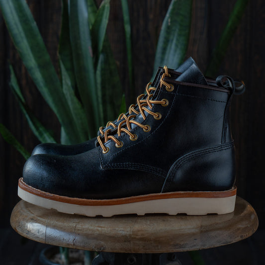 Field Boots 6" (Raven Black) Goodyear Welted