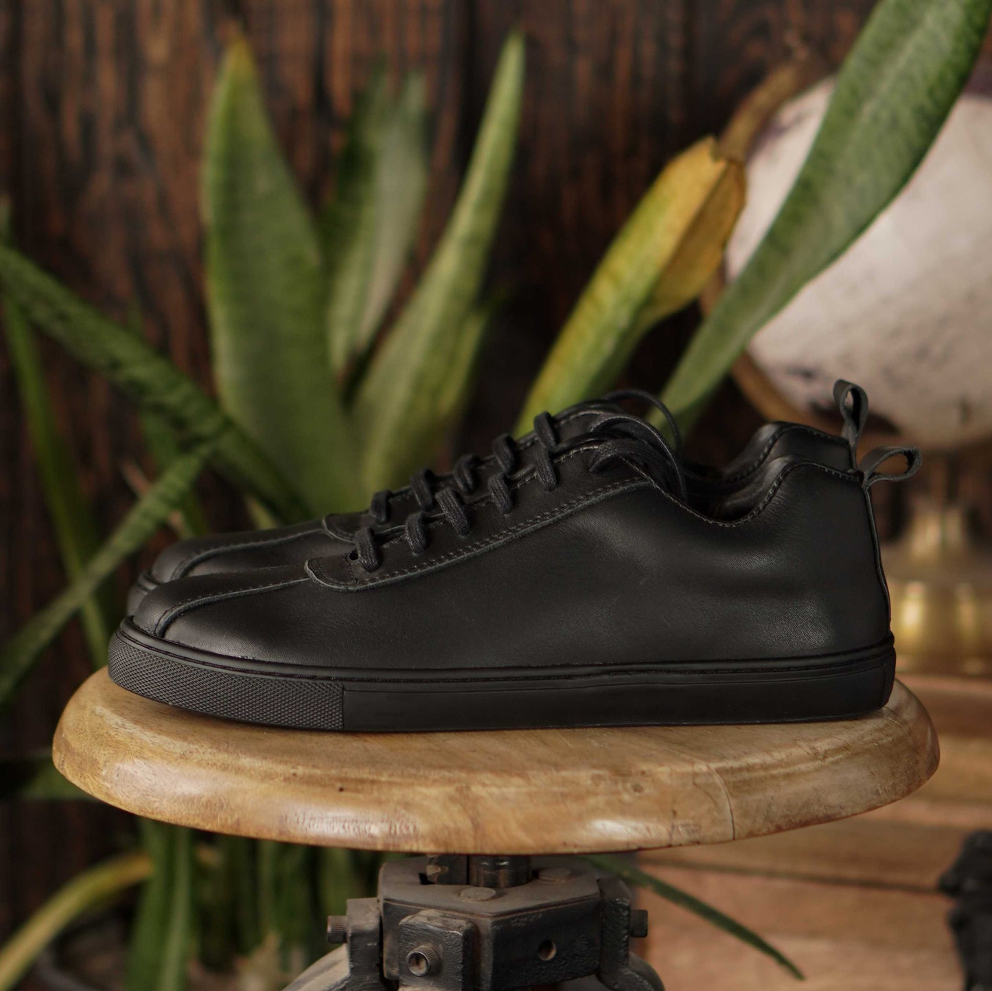 Austin Low Top Sneakers (Raven Black)
