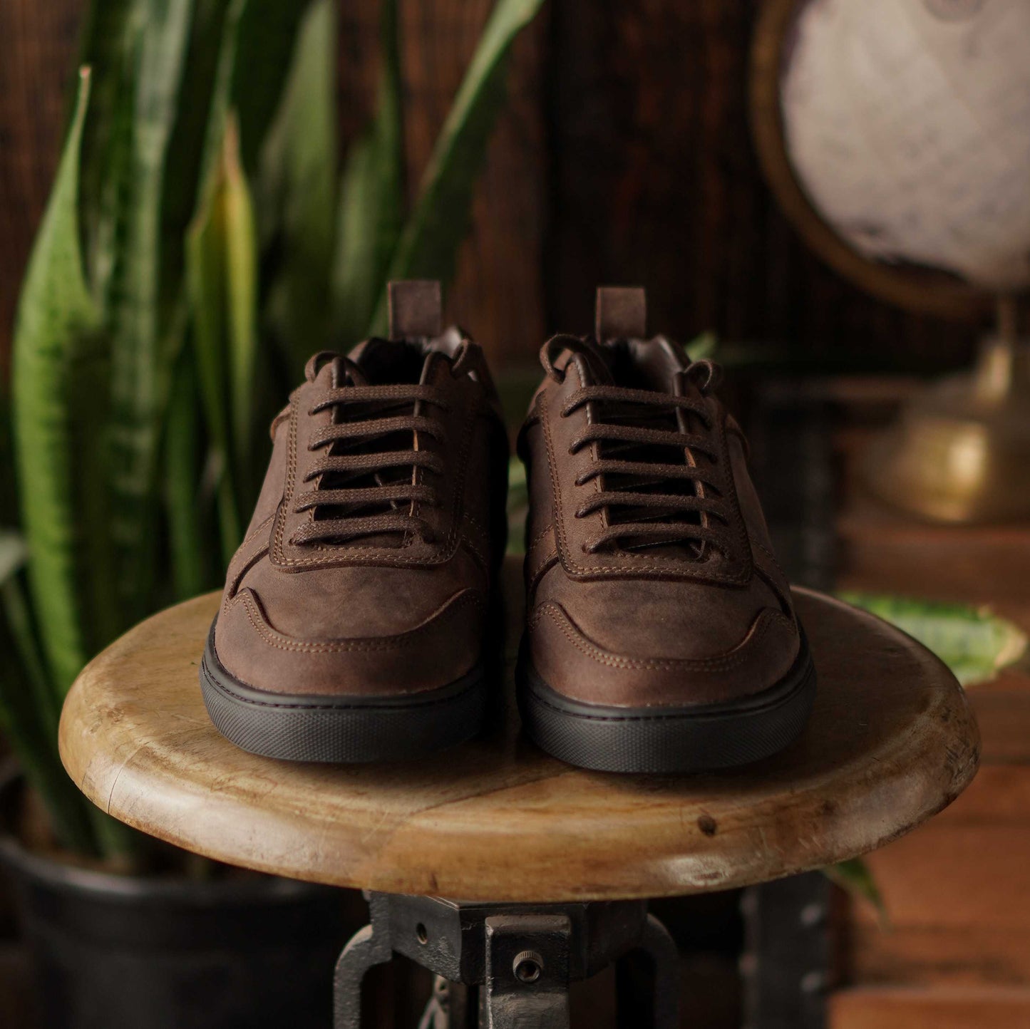 Brooklyn Low Top Sneakers (Vintage Brown)