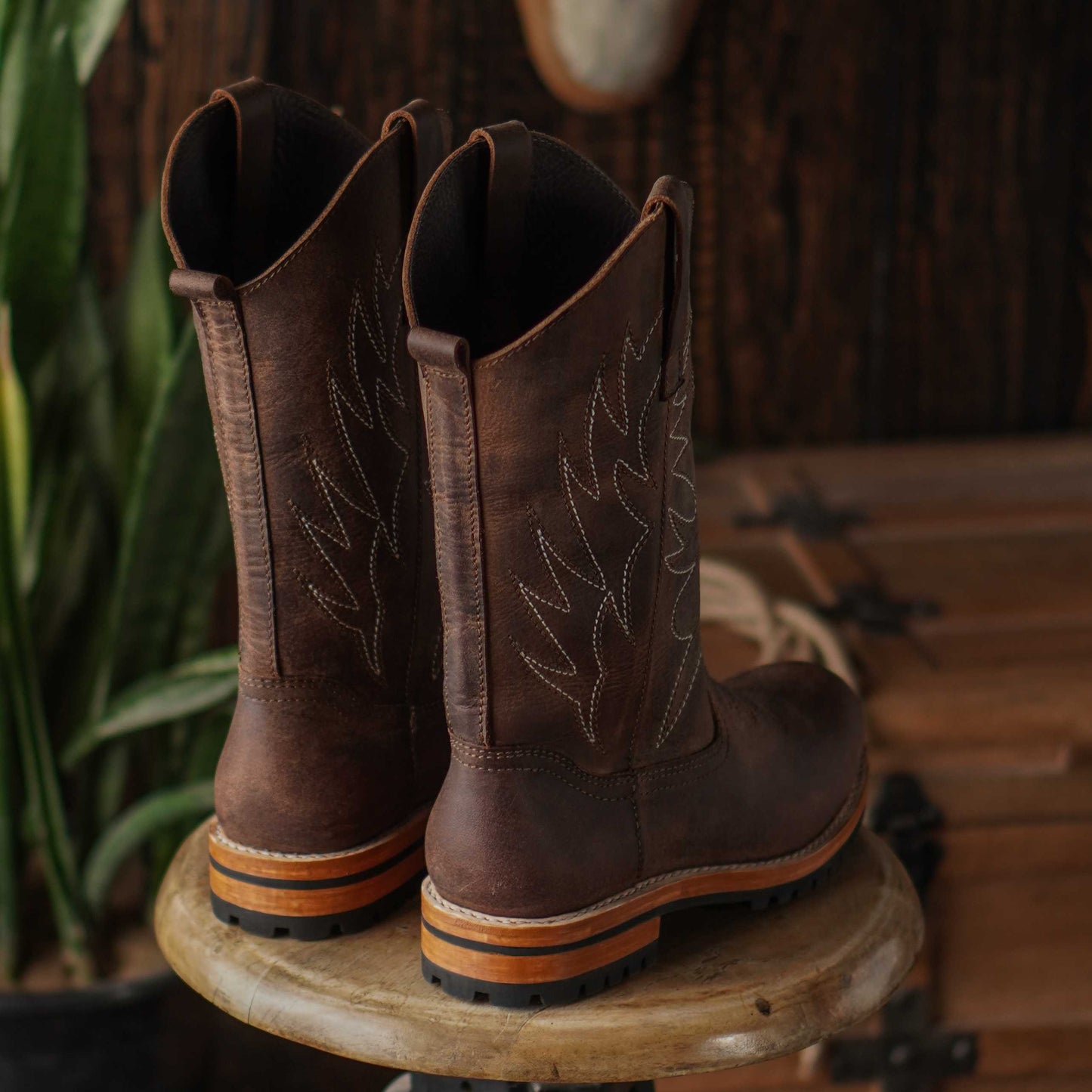 Bandera Cowboy Boots (Vintage Brown) Goodyear Welted
