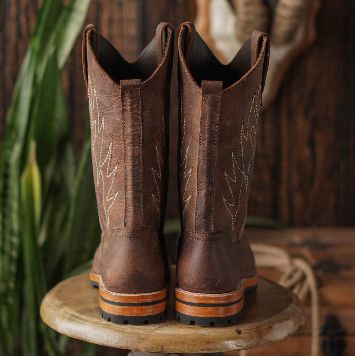 Bandera Cowboy Boots (Vintage Brown) Goodyear Welted