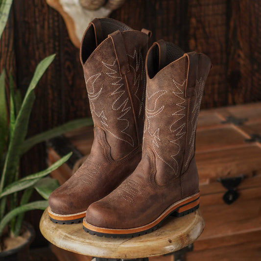 Bandera Cowboy Boots (Vintage Brown) Goodyear Welted