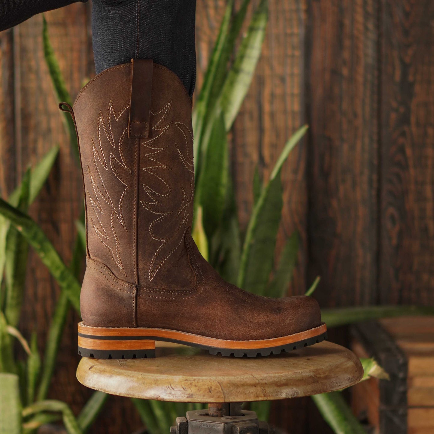 Bandera Cowboy Boots (Vintage Brown) Goodyear Welted