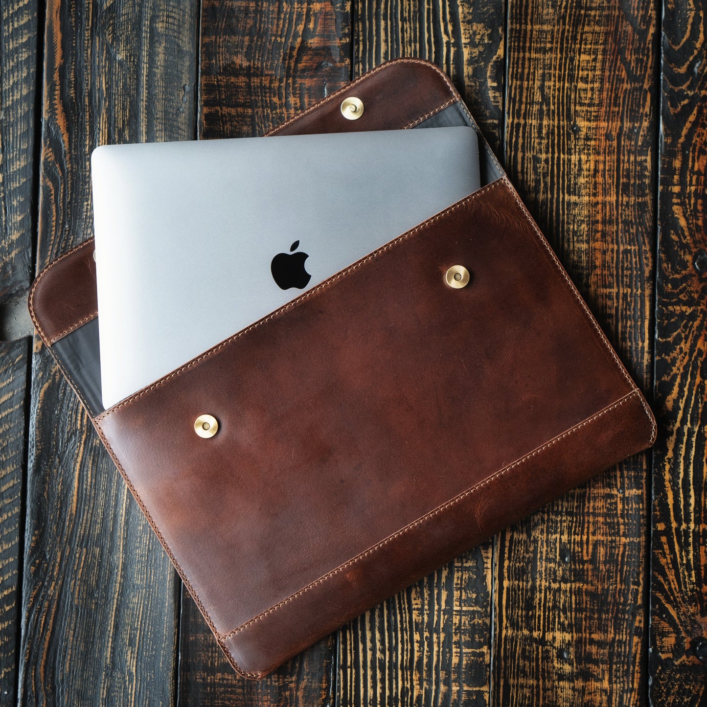 Austin Laptop Sleeve (Saddle Tan)