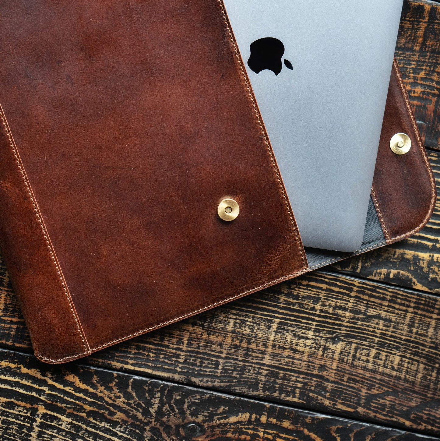Austin Laptop Sleeve (Saddle Tan)