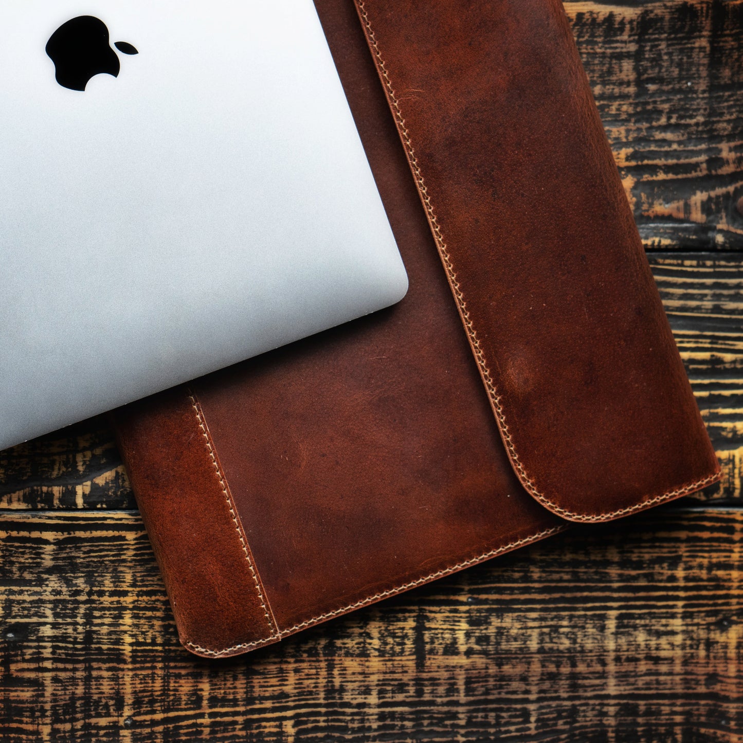 Austin Laptop Sleeve (Saddle Tan)