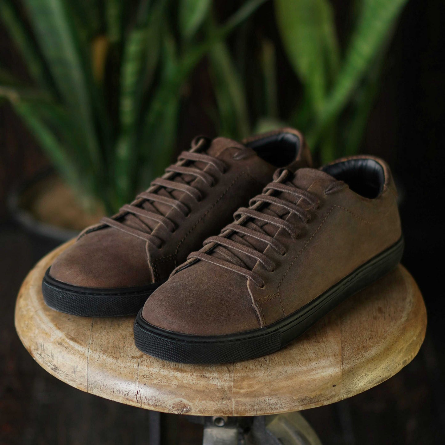 Manhattan Low Top Sneakers (Vintage Brown)