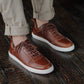 Brooklyn Low Top Sneakers (Saddle Tan)