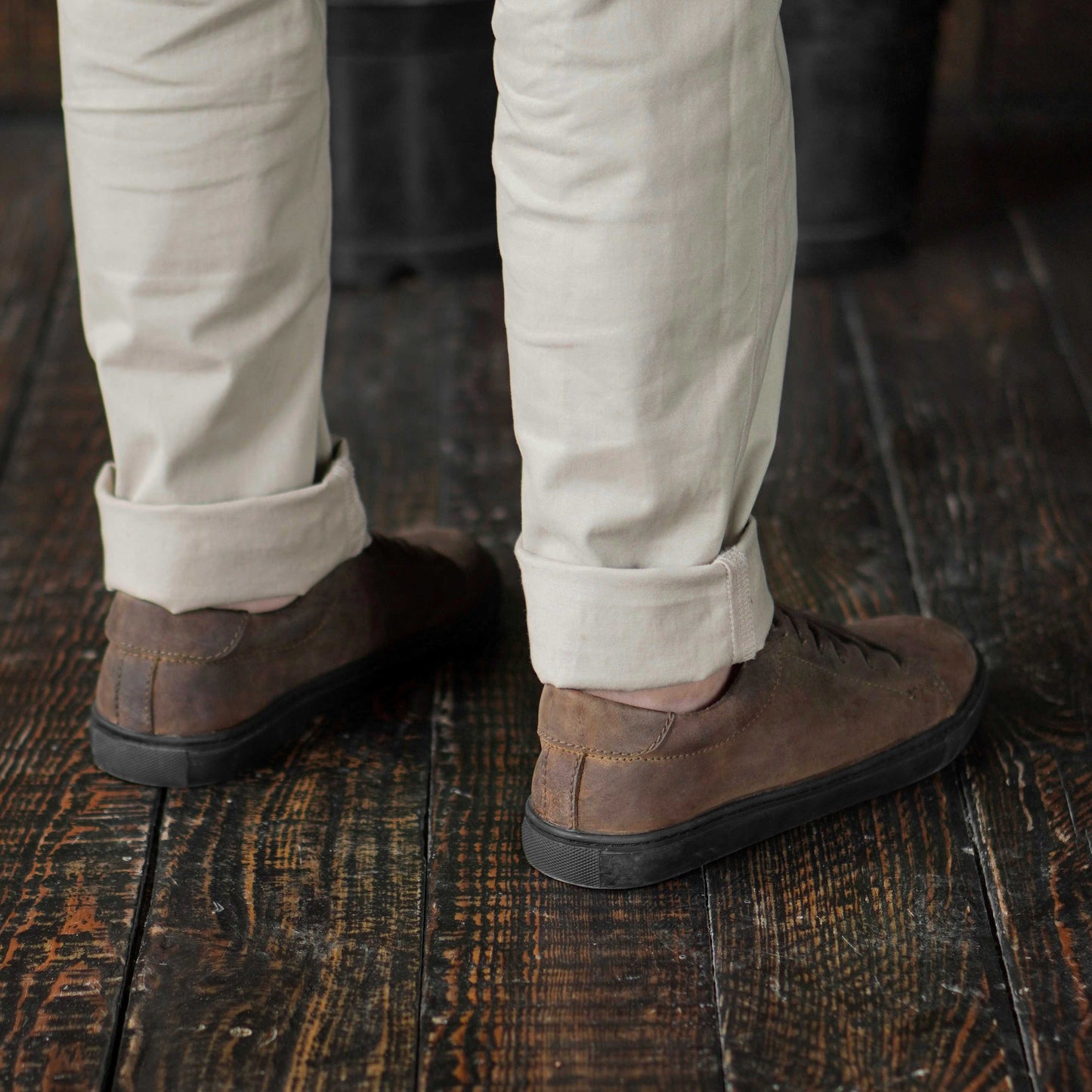 Manhattan Low Top Sneakers (Vintage Brown)