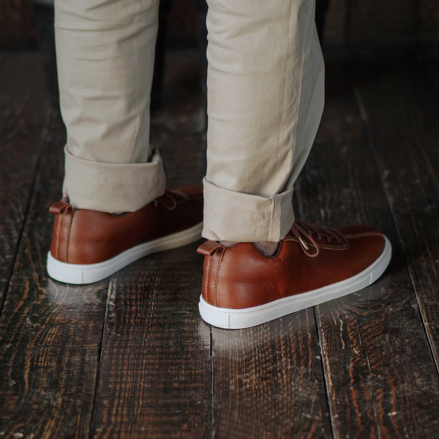 Austin Low Top Sneakers (Saddle Tan)