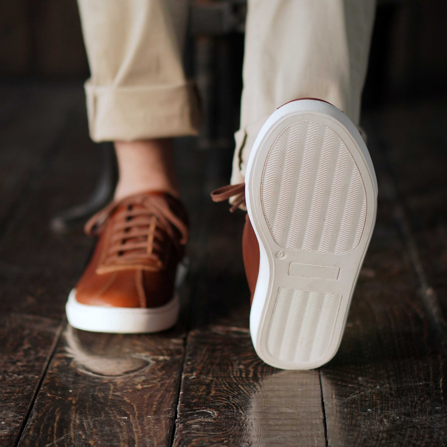 Austin Low Top Sneakers (Saddle Tan)