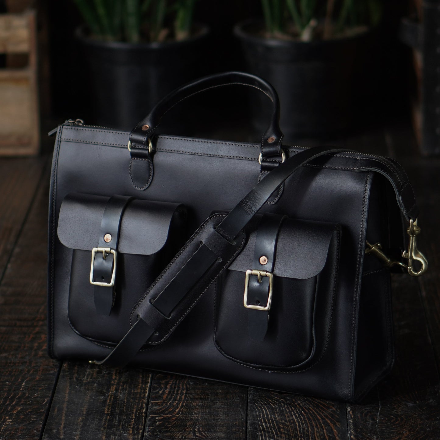 Diplomat Briefcase (Raven Black)