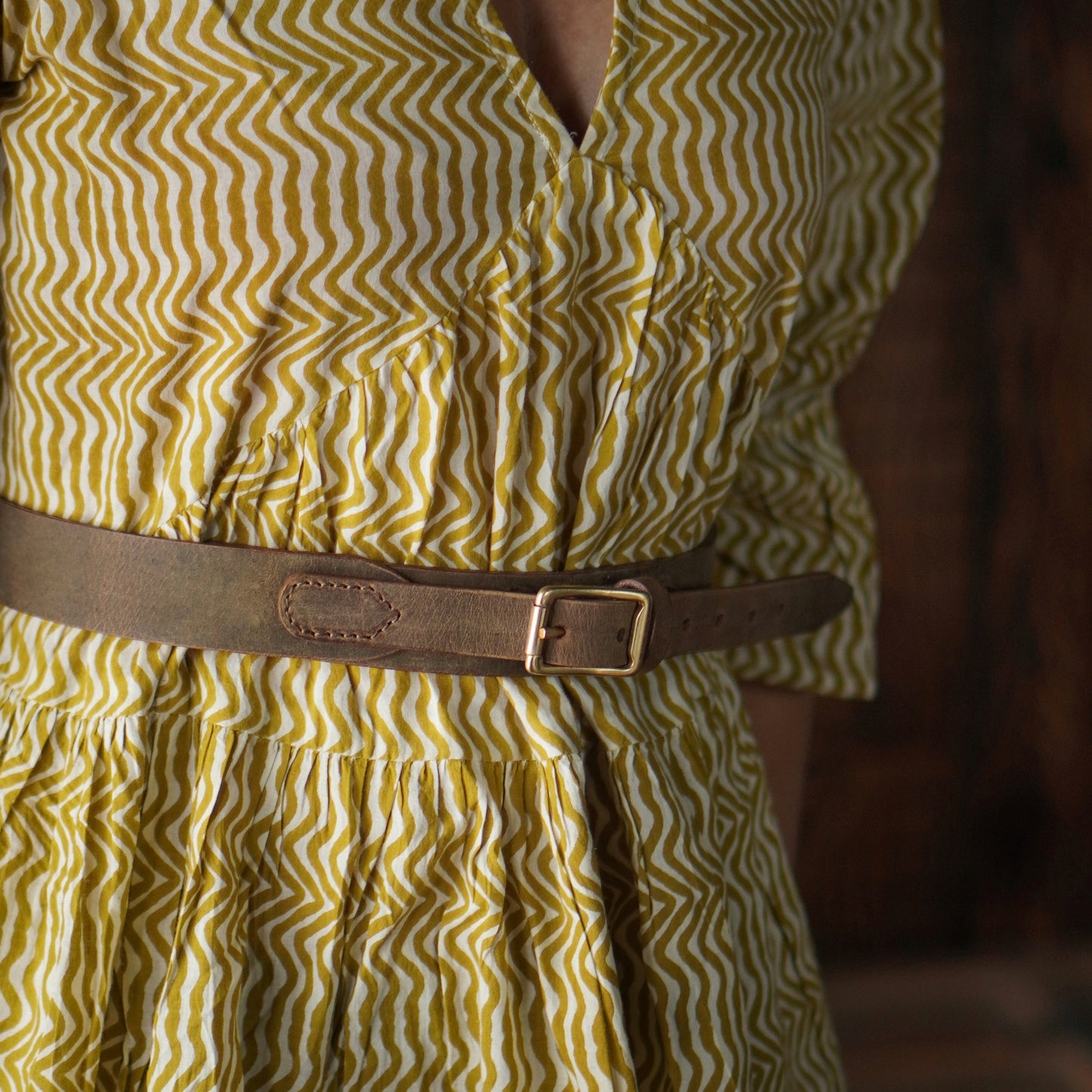 Victoria Belt for Women (Vintage Brown)