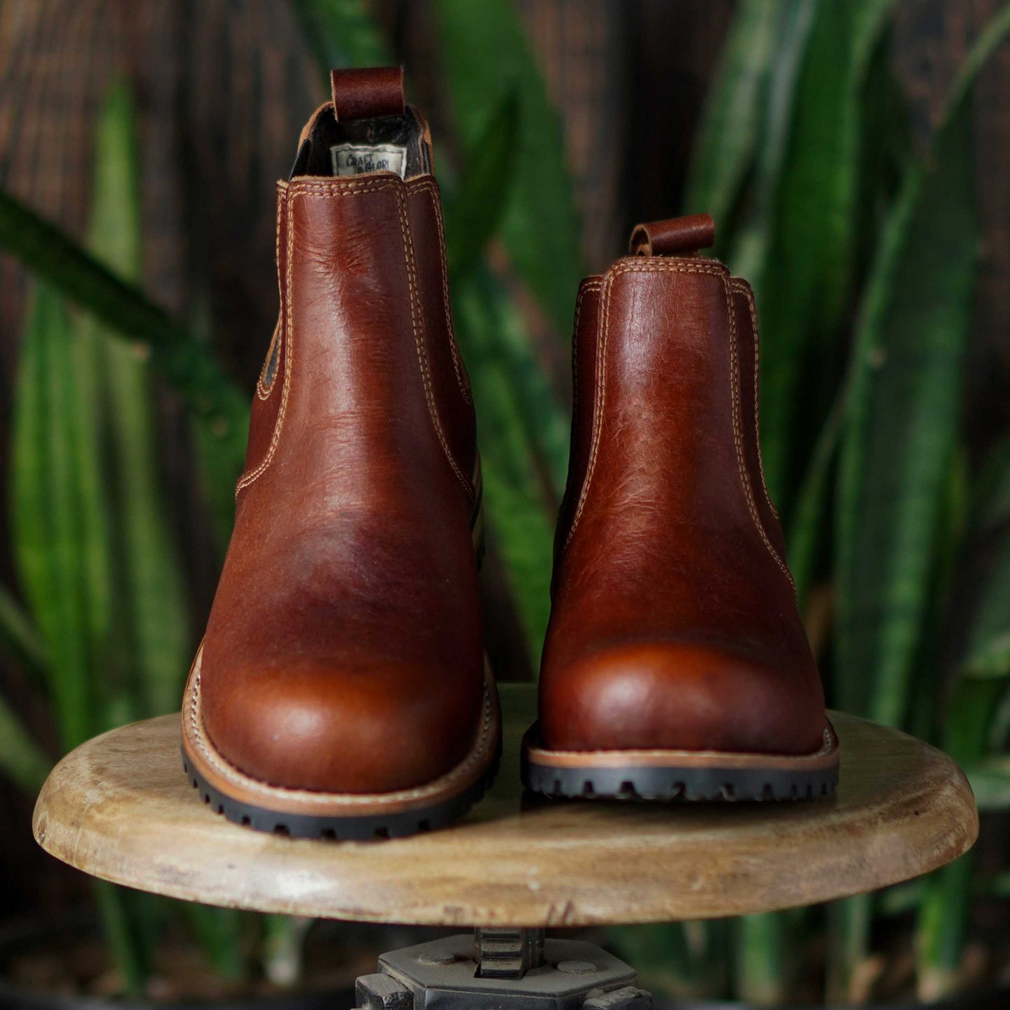 Chelsea Explorer Leather Boots 6" (Saddle Tan) Goodyear Welted