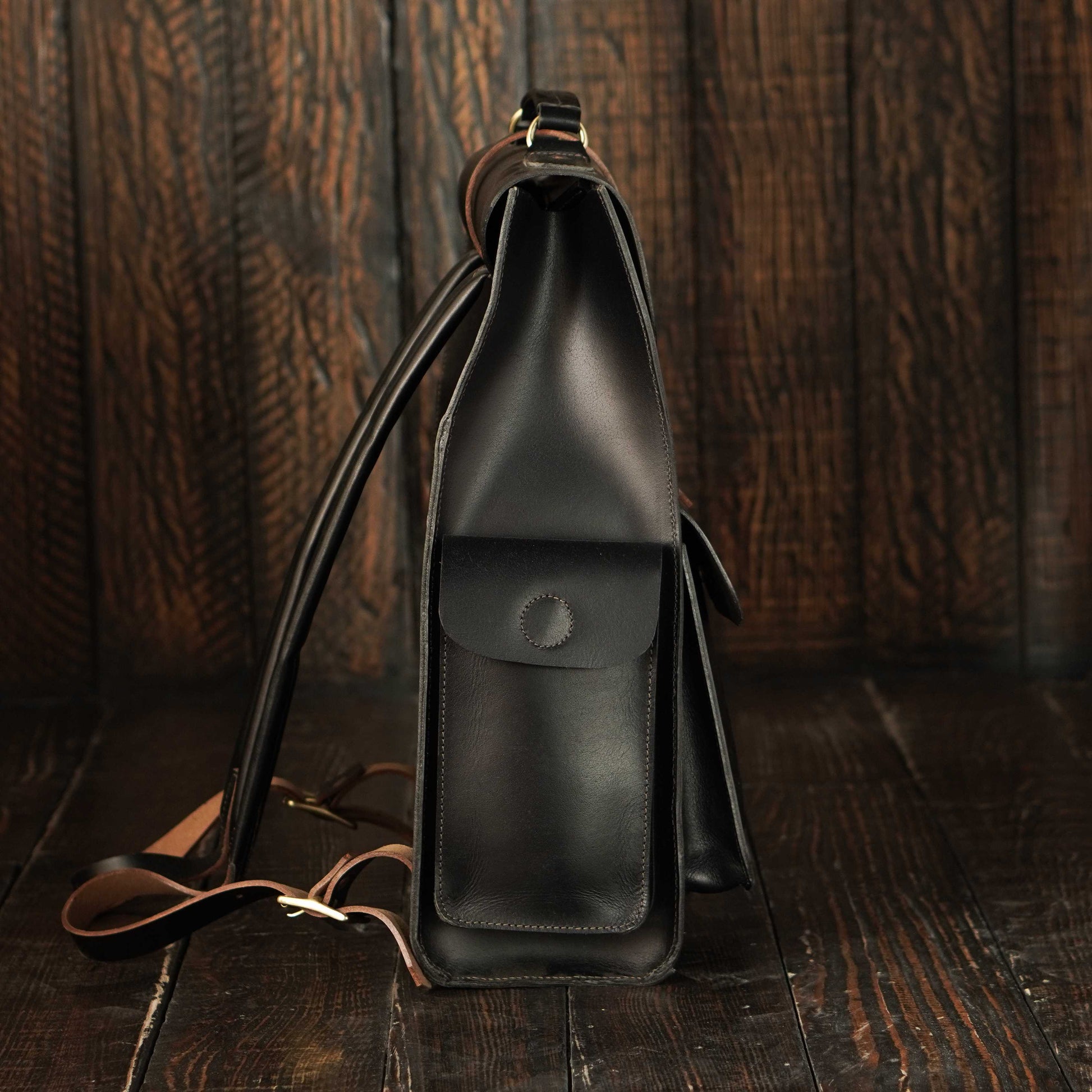 dr martens brando leather backpack Heritage Backpack (Raven Black)