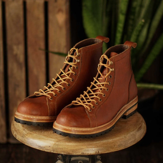 Monkey Explorer Boots 6" (Saddle Tan) Goodyear Welted