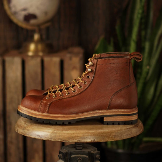 Monkey Explorer Boots 6" (Saddle Tan) Goodyear Welted