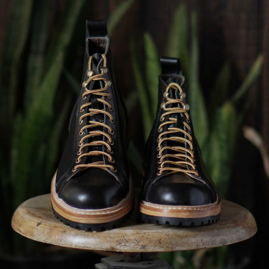 Monkey Explorer Boots 6" (Raven Black) Goodyear Welted