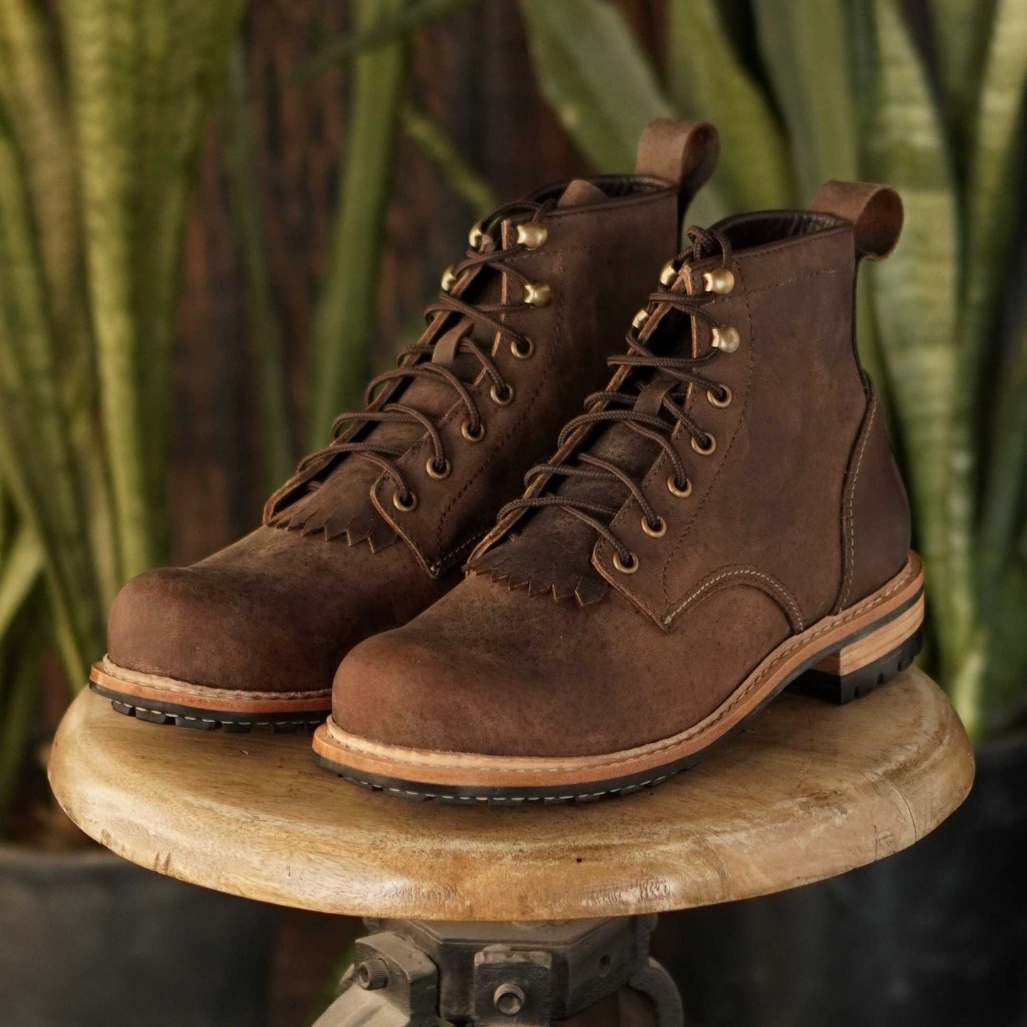 Task Boots 6" (Vintage Brown) Goodyear Welted