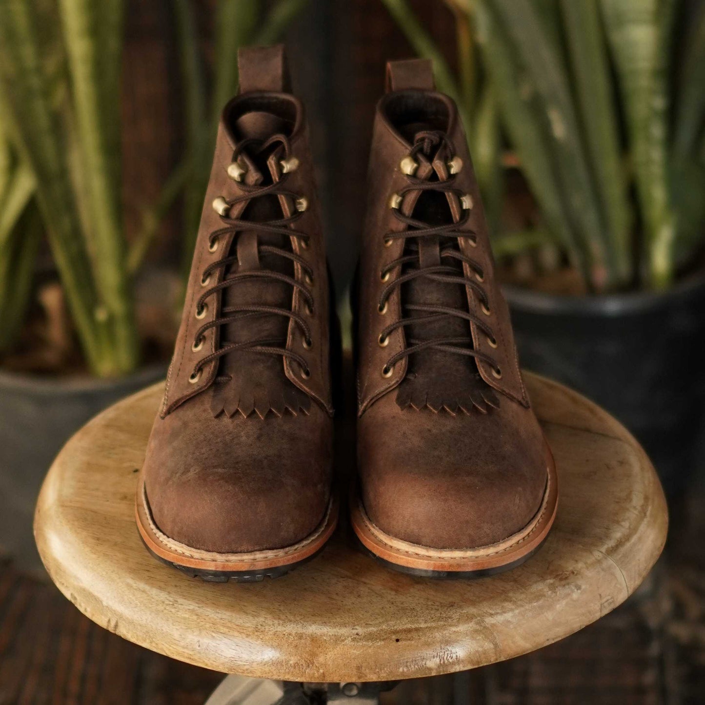 Task Boots 6" (Vintage Brown) Goodyear Welted