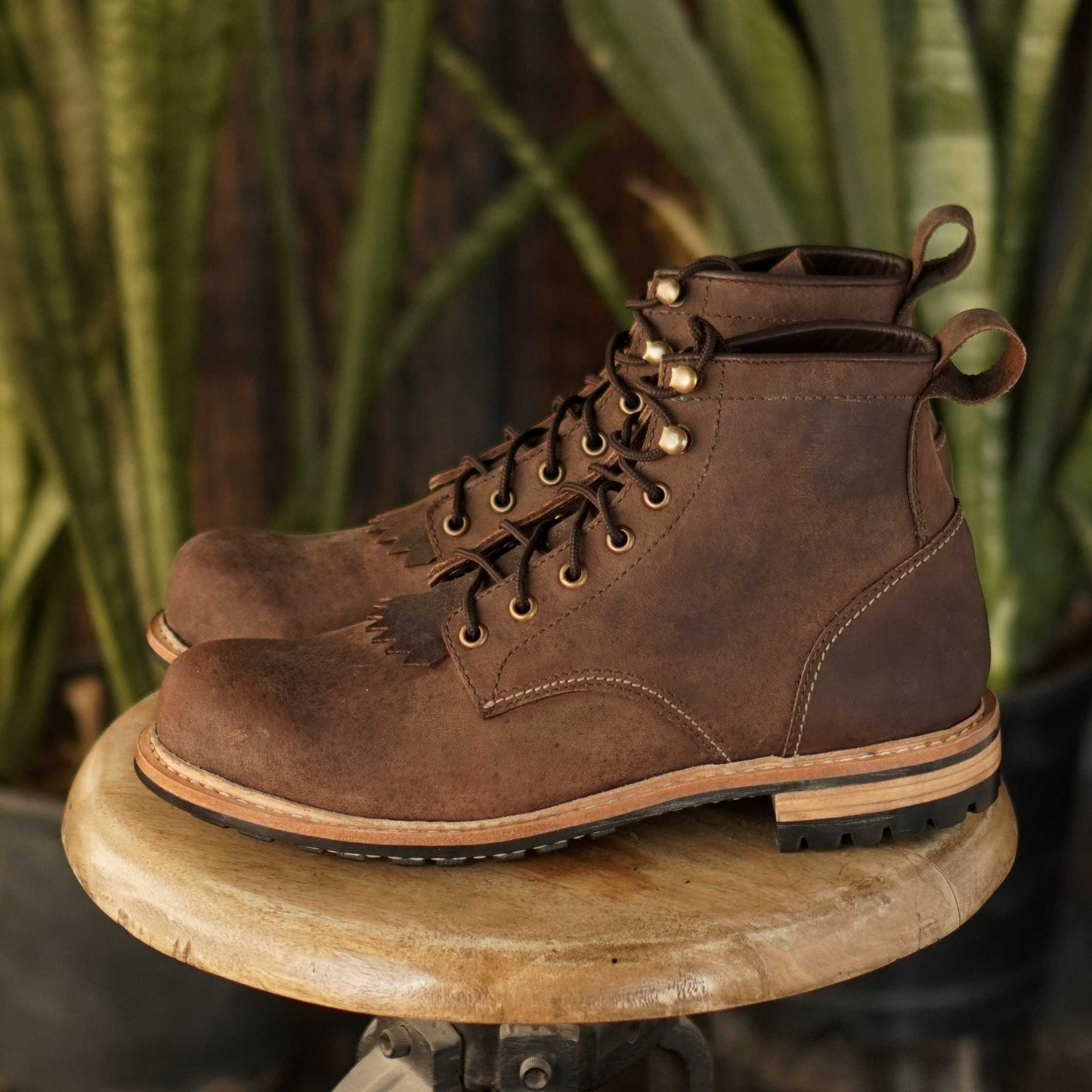 Task Boots 6" (Vintage Brown) Goodyear Welted