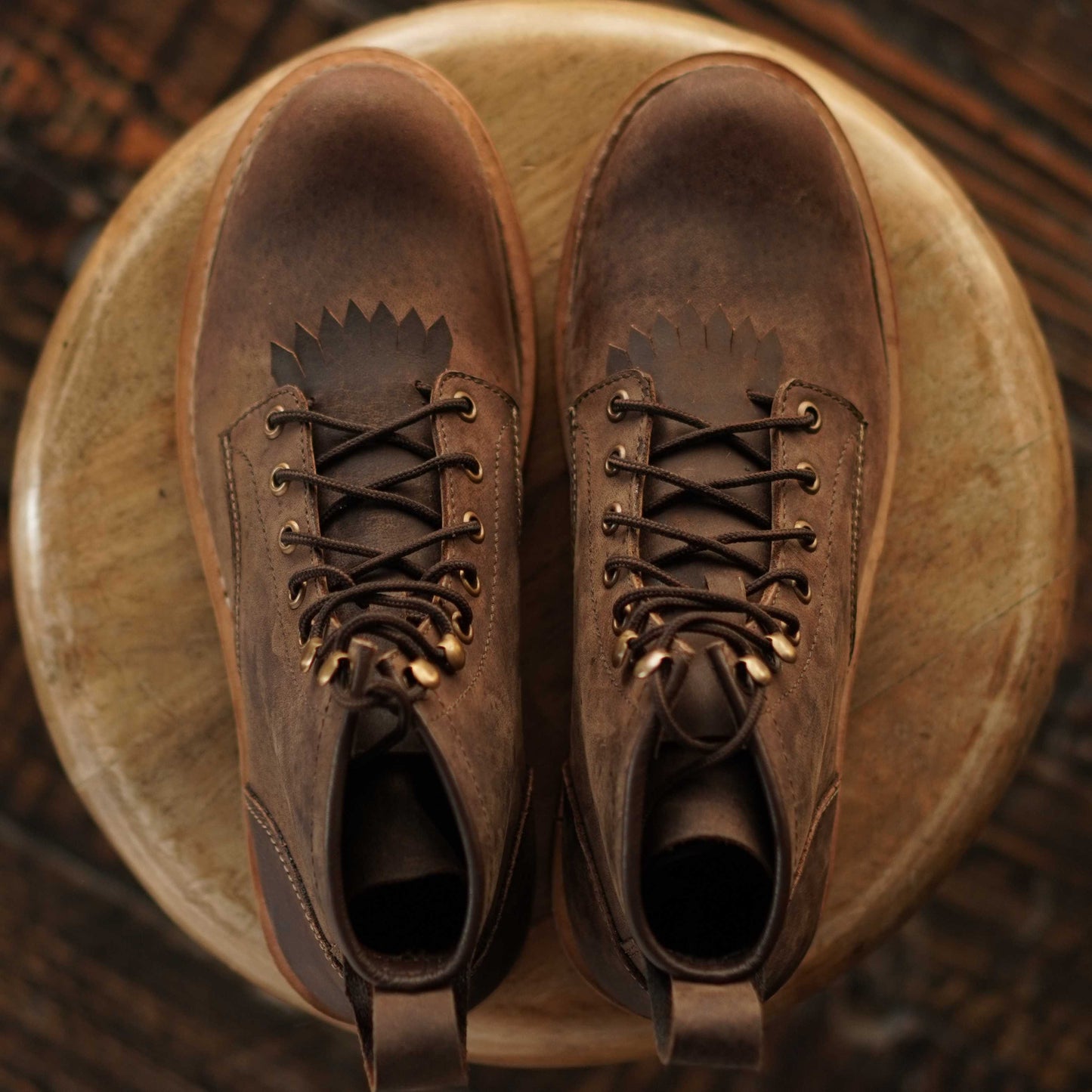Task Boots 6" (Vintage Brown) Goodyear Welted