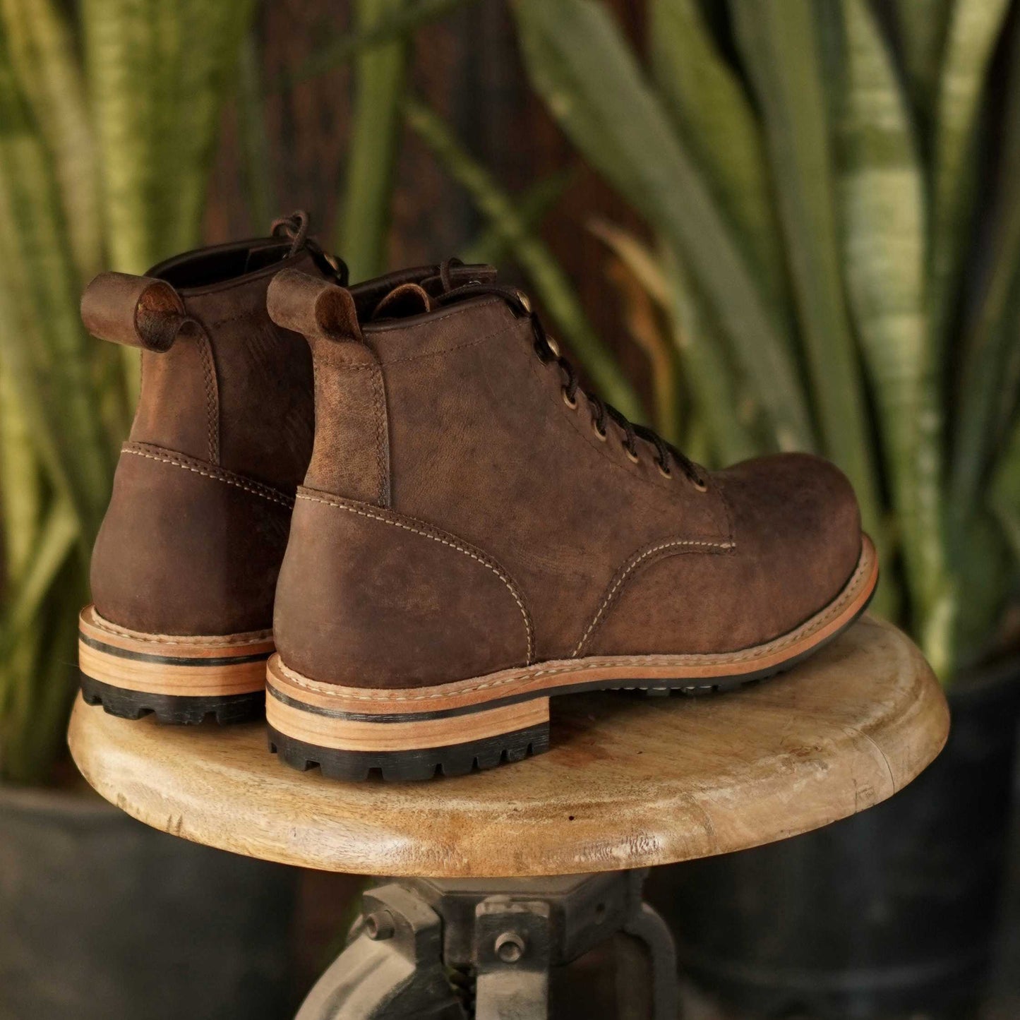 Task Boots 6" (Vintage Brown) Goodyear Welted