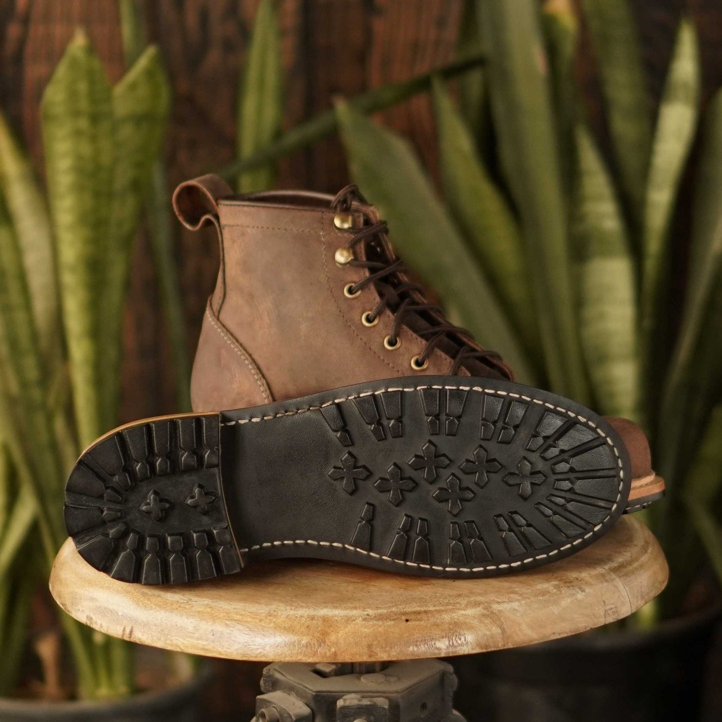 Task Boots 6" (Vintage Brown) Goodyear Welted