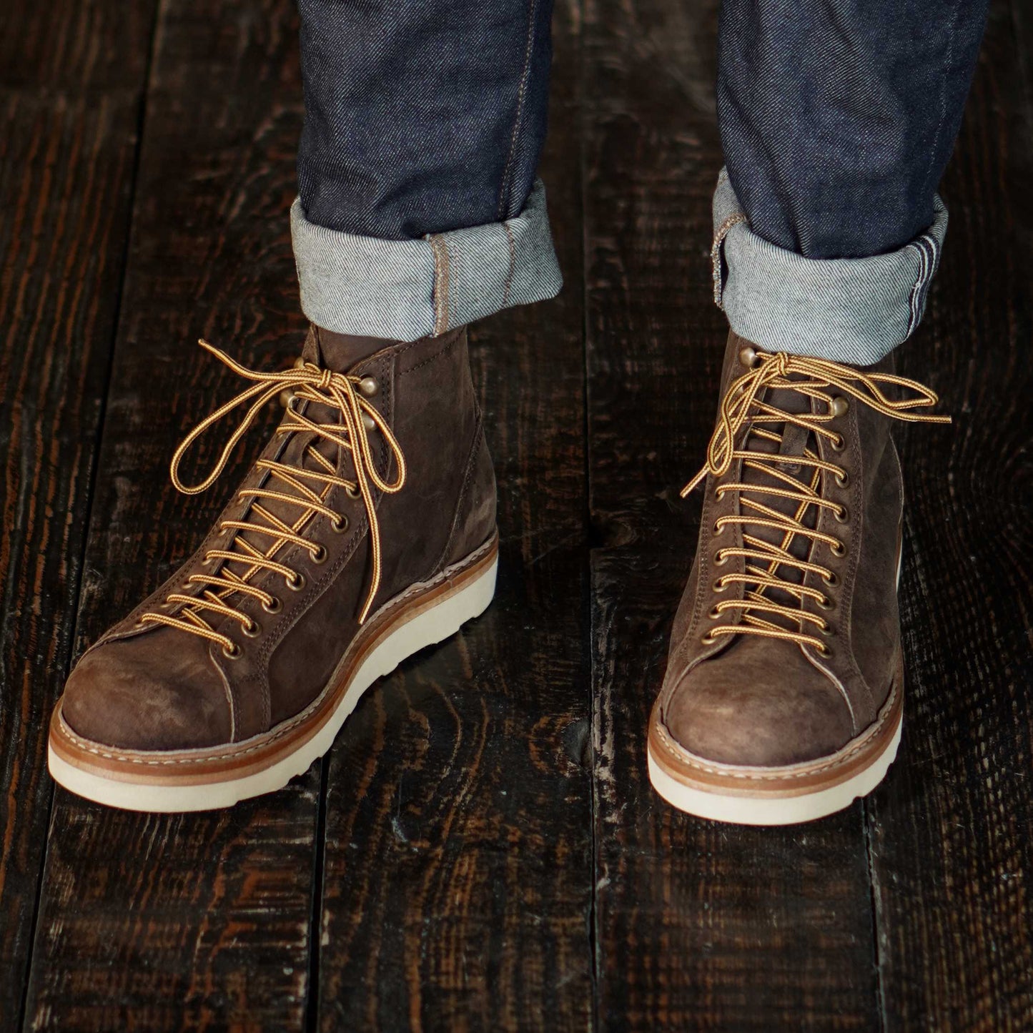 Monkey Boots 6" (Vintage Brown) Goodyear Welted