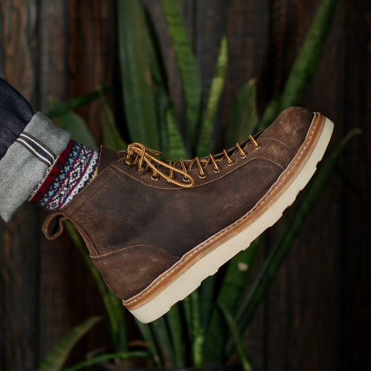 Monkey Boots 6" (Vintage Brown) Goodyear Welted