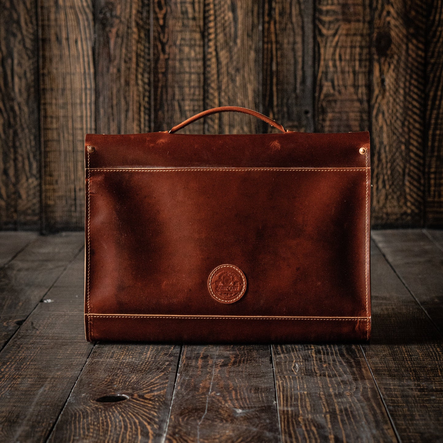 Hudson Satchel (Saddle Tan)