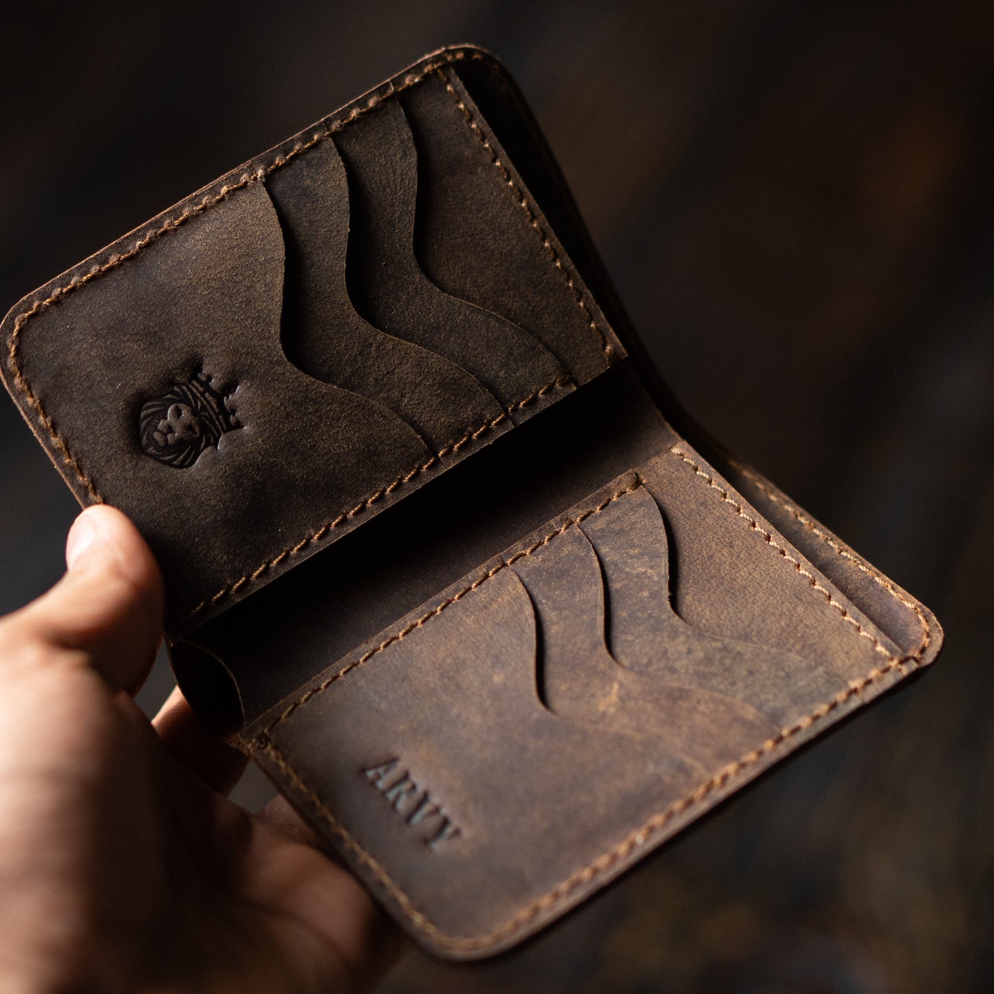 Countryman Vertical Wallet (Vintage Brown)