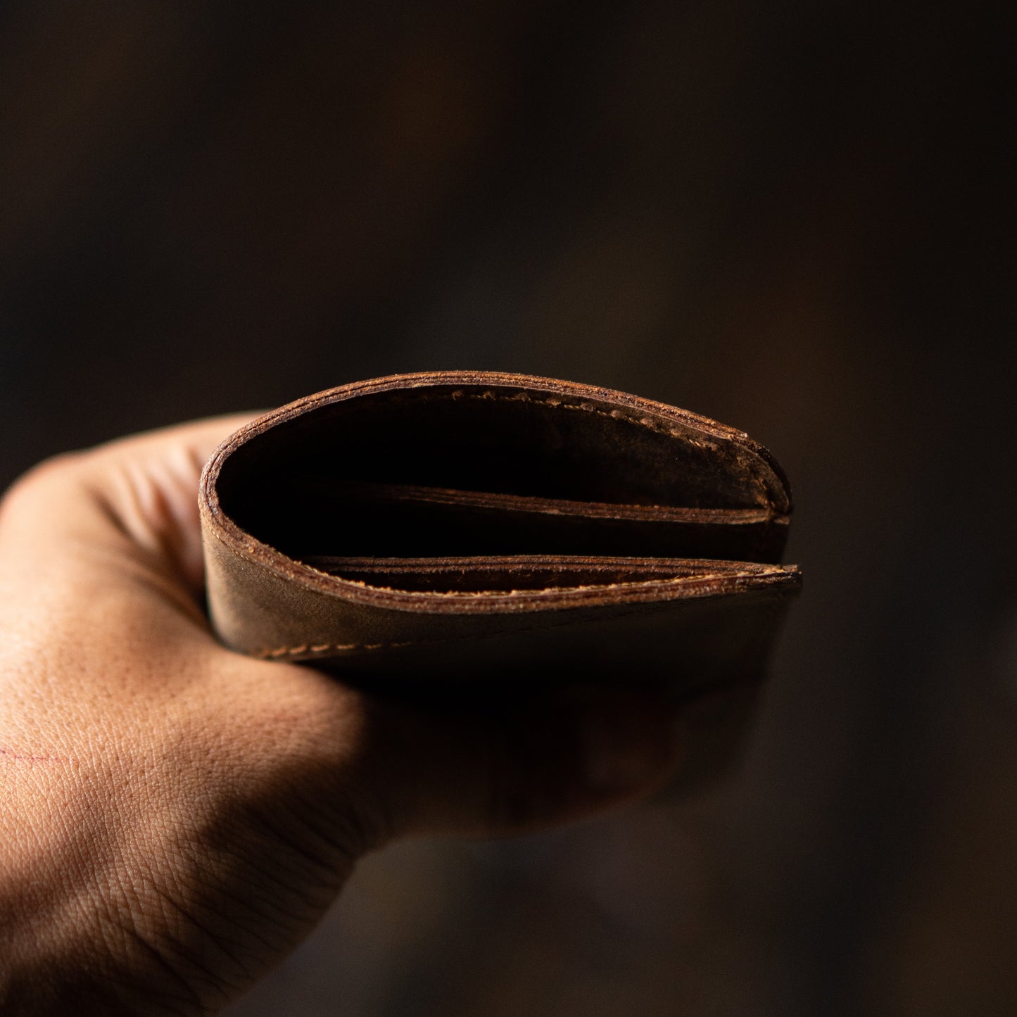Countryman Vertical Wallet (Vintage Brown)