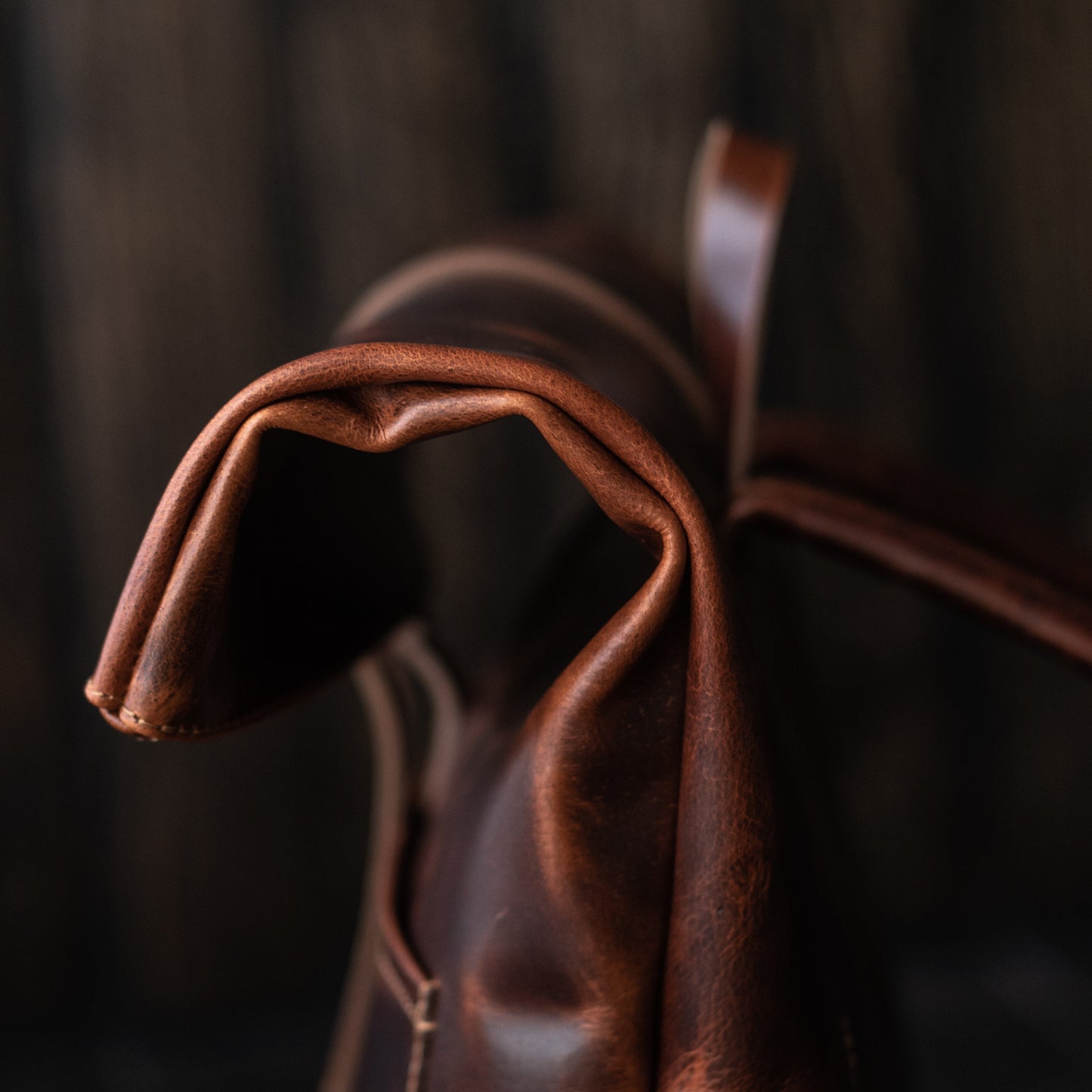 Legacy Roll Top Backpack (Saddle Tan)