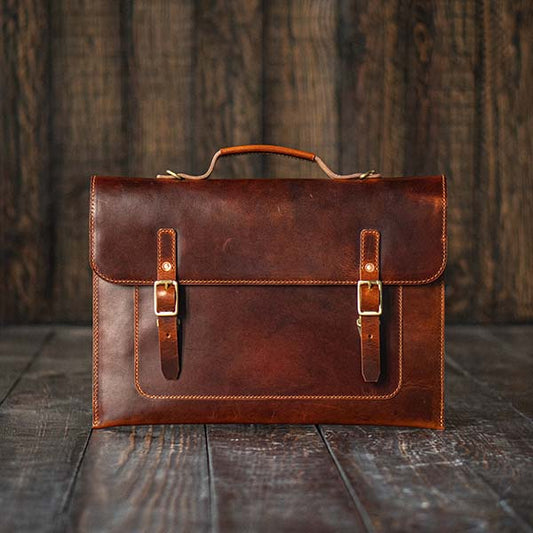 Satchel Sleeve (Saddle Tan)