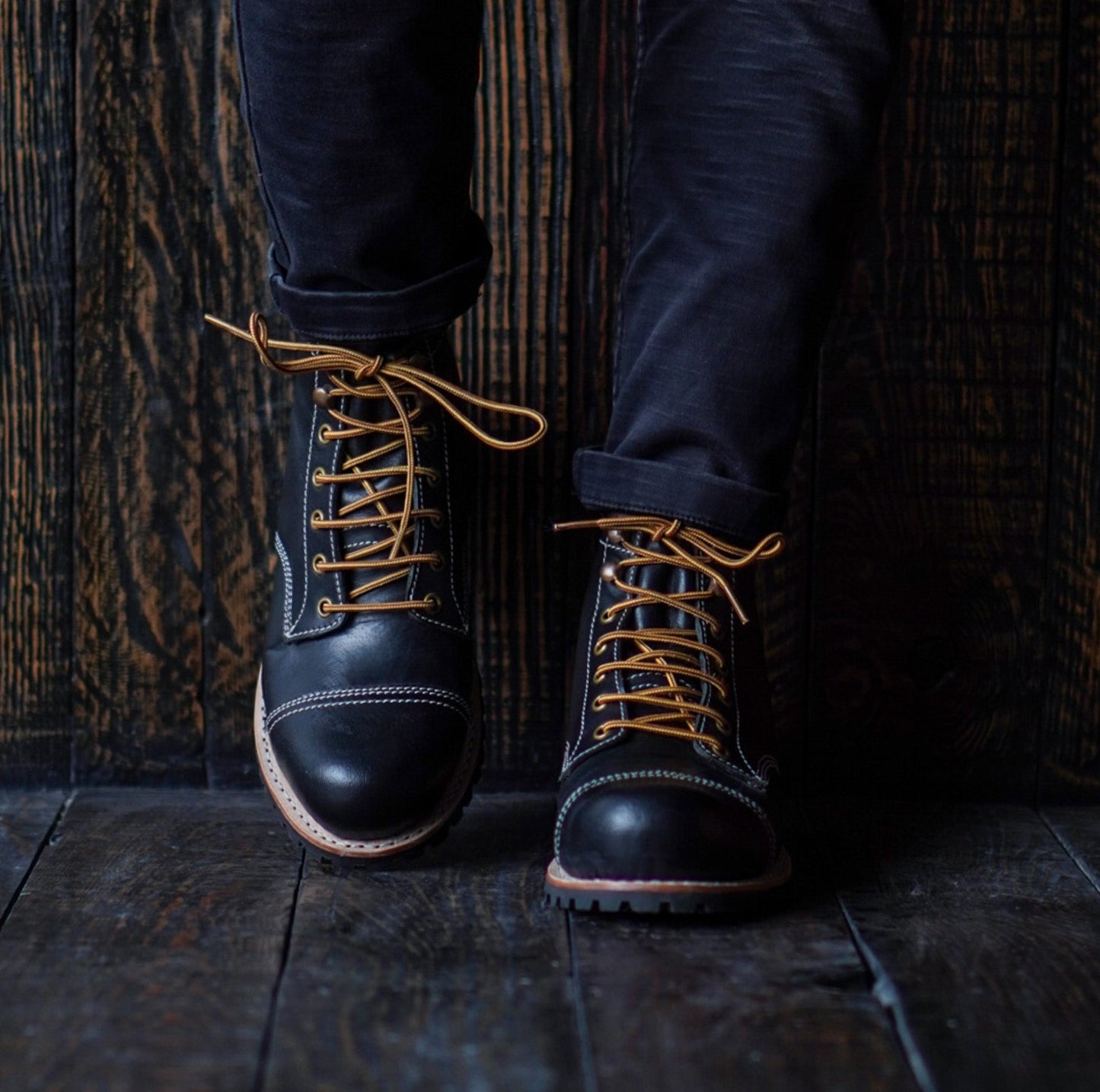 Ranger Boots 6" (Raven Black) Goodyear Welted