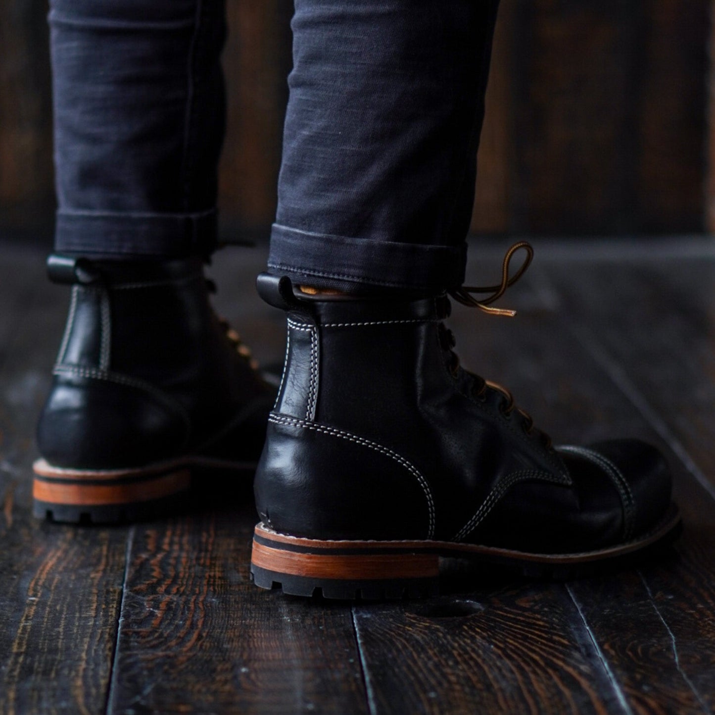 Ranger Boots 6" (Raven Black) Goodyear Welted