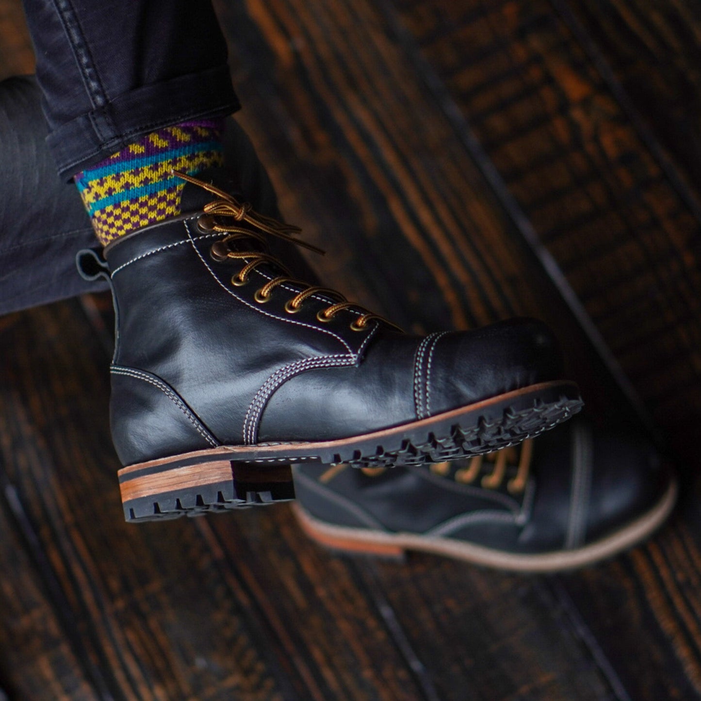 Ranger Boots 6" (Raven Black) Goodyear Welted