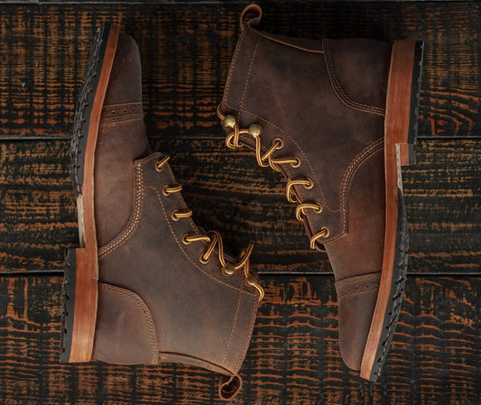 Legacy Toe Cap Boot 6" (Vintage Brown) Goodyear Welted
