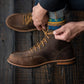Moc-Toe Explorer boots 6" (Vintage Brown) Goodyear Welted