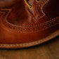 Long Wing Brogue 6" (Saddle Tan) Goodyear Welted