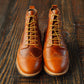 Long Wing Brogue 6" (Saddle Tan) Goodyear Welted