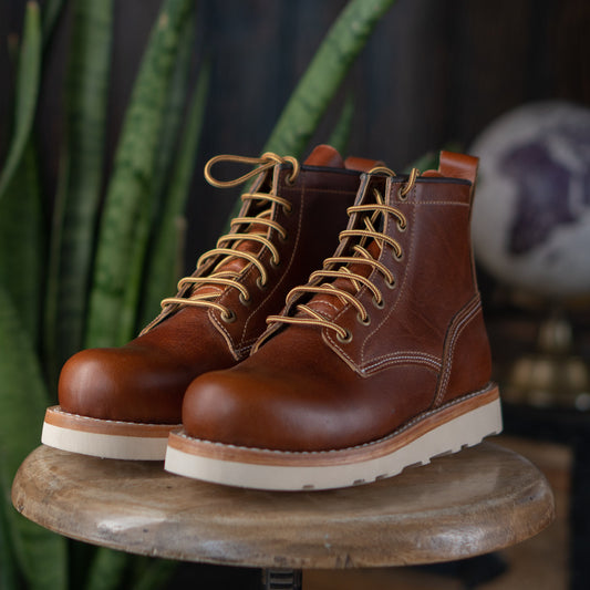 Field Boots 6" (Saddle Tan) Goodyear Welted