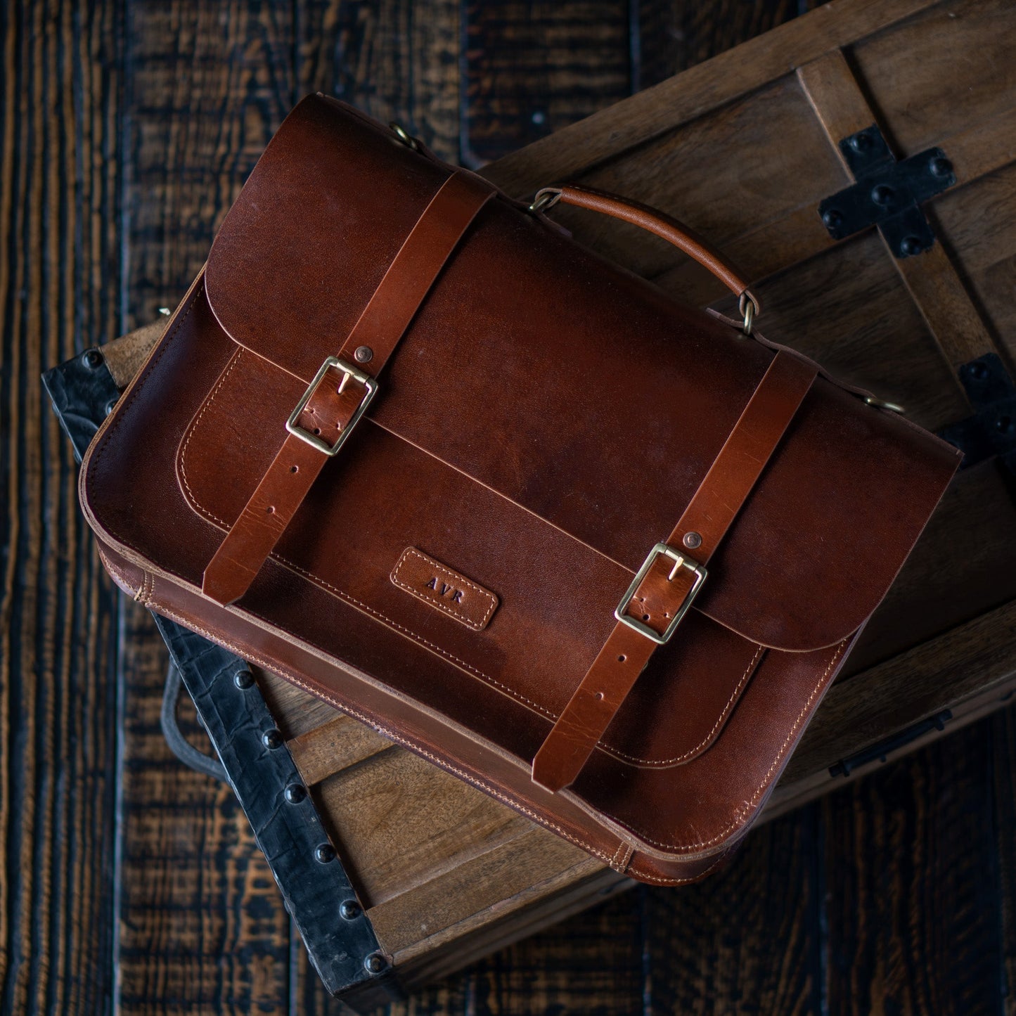 Brooklyn Satchel (Saddle Tan)