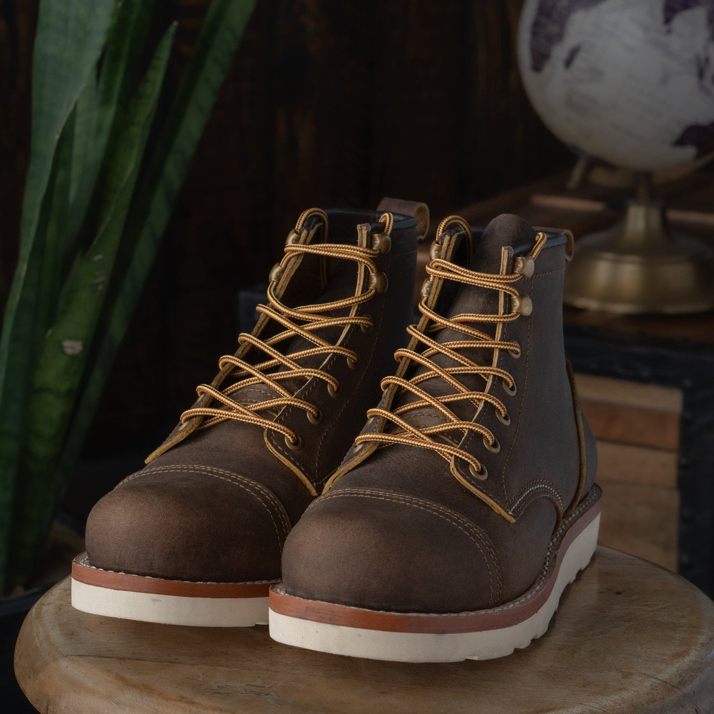 Ranger Scout Toe Cap 6" (Vintage Brown) Goodyear Welted