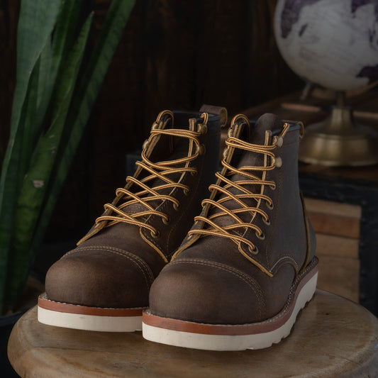 Ranger Scout Toe Cap 6" (Vintage Brown) Goodyear Welted